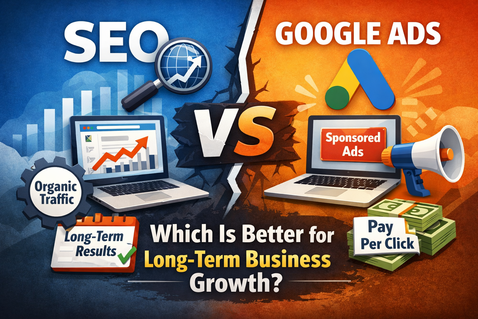 SEO vs Google Ads: Which Is Better for Long-Term Business Growth